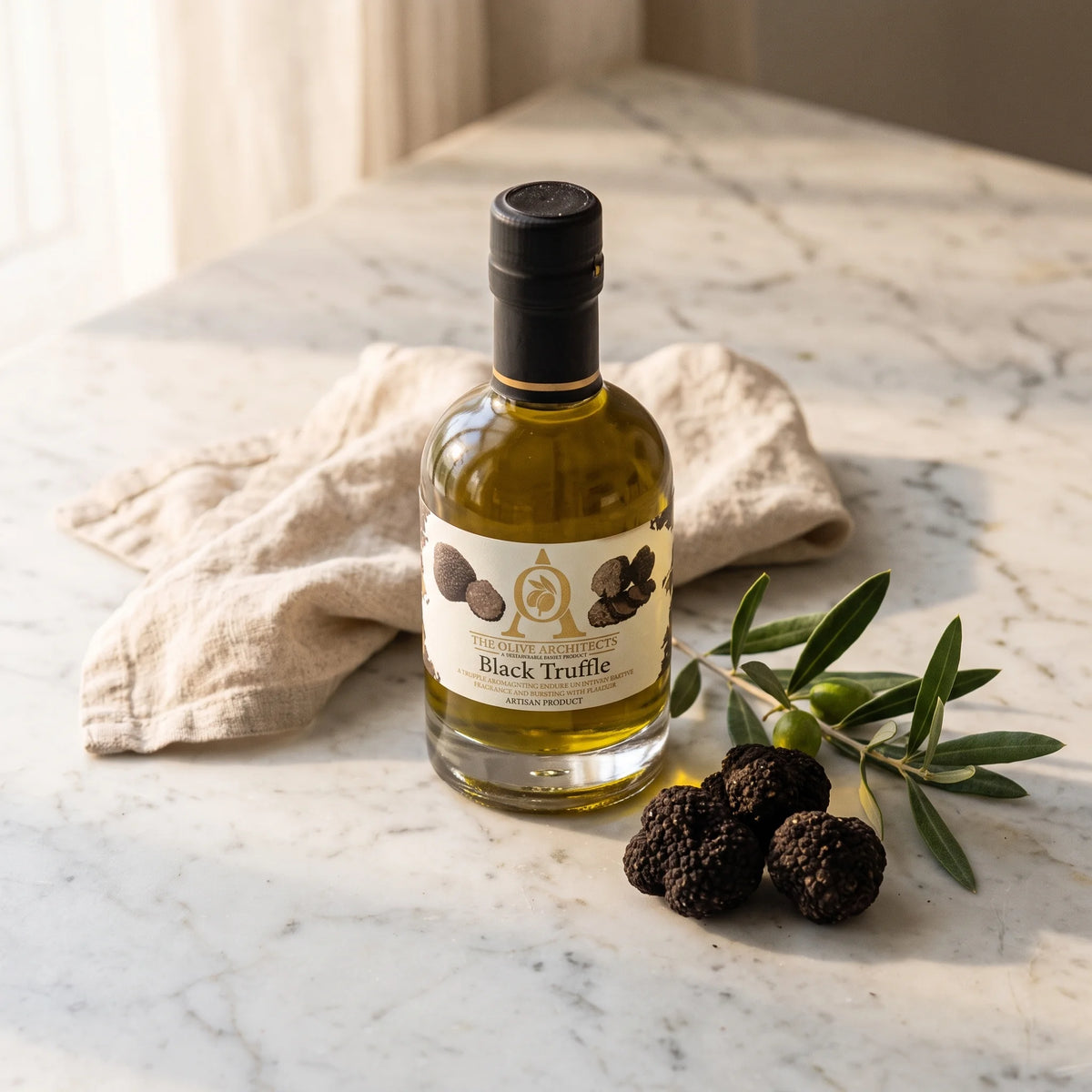 Black Truffle Infused Olive Oil
